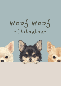 Woof Woof - Chihuahua L - BLUE GRAY