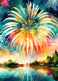 Beautiful Fireworks Theme#187