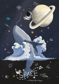Baby Astronaut and the Whale
