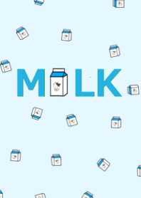 MILK CARTON -bluegreen