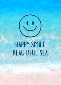 Happy Smile X Beautiful Sea Line Theme Line Store