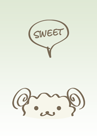 Lovely sheep simple theme