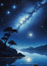 Tranquil starry sky zs7oh