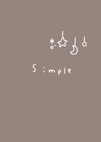 Greige and tiny stars.