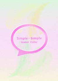 Simple simple / WC / Spring color 3