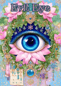 Evil Eye Pink Lotus Protection