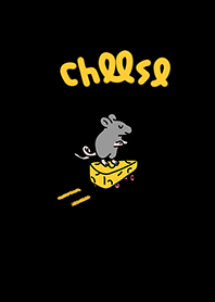 CHEESE SKATER black.