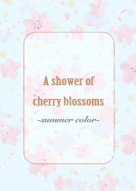-A shower of cherry blossoms- #cool