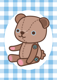 Theme of a blue eyed Teddy Bear