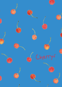 Cherrys -classic blue-
