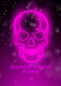 SKULL NEON PINK