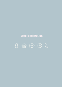 Simple life design -ice gray-