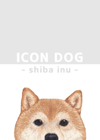 ICON DOG - shiba inu - GRAY/04