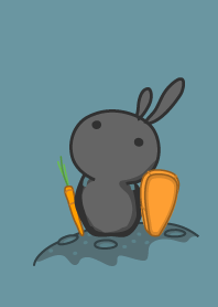 rabbit staring-122
