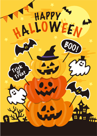 POP&CUTE Happy Halloween.