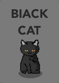 Black cat (pixel)