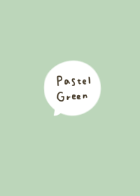 Pastel green simple.