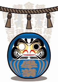 BLESSING DARUMA 2.0 BLUE EDITION