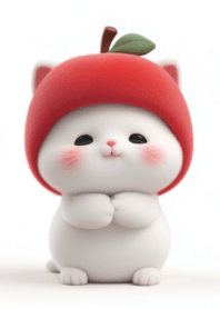 Cute fat cat round body_69