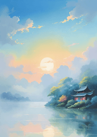 寧靜的湖 0Be842