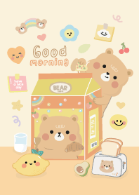 หมีแบร์มอนิ่งน่ารัก