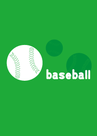 Baseball three balls green