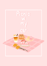Bormor : Picnic w my cat.