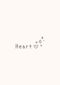 หัวใจ3 *สีเบจ*