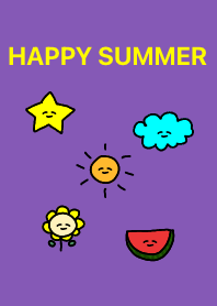 HAPPY_SUMMER(purple yellow)