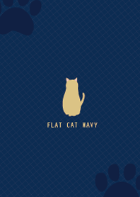 Flat Cat Navy