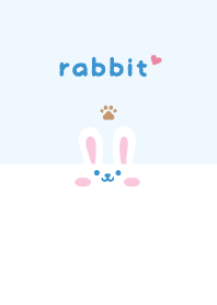 Rabbits. Pad - Blue