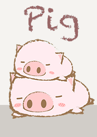 Pig Pink Fat So Cute