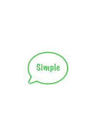 The Simple Speech bubble No,1-W18