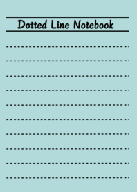 Dotted Line Color Notebook/DUSTY LBU