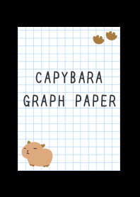 CAPYBARA GRAPH PAPER/BLACK
