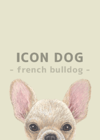 ICON DOG - french bulldog - PASTEL YE/03