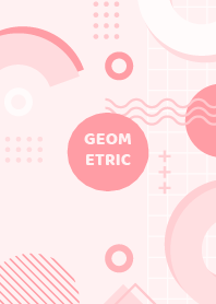 Geometric SALMON TARTARE PINK