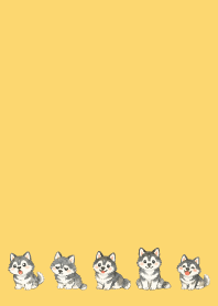 Smiling Siberian Husky3 on LY