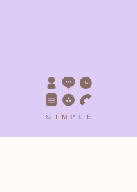 SIMPLE(beige purple)V.211