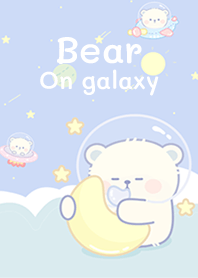 Bear on galaxy pastel!