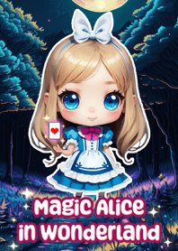 Magic Alice in wonderland