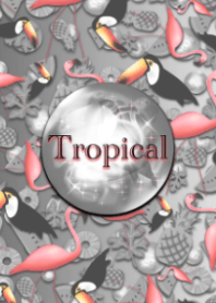 Tropical 3 -Toucan & Flamingo-
