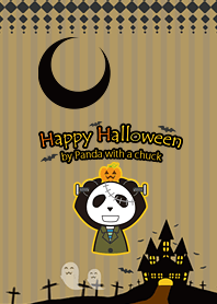 Happy Halloween by Panda with a chuck
