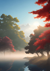 Misty tranquil lake 14a5d5