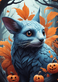 Halloween small animals D79586