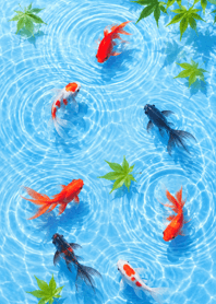 Summer Goldfish Aquarium|Cool Ripples#8