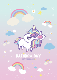 Unicorn Rainbow Day Lovely