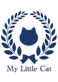 My Little Cat[Navy×Beige]