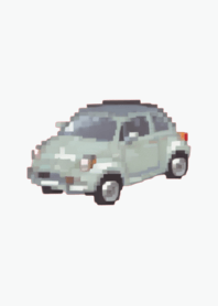 Car Pixel Art Theme  BW 01