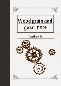 Wood grain and gear note No5